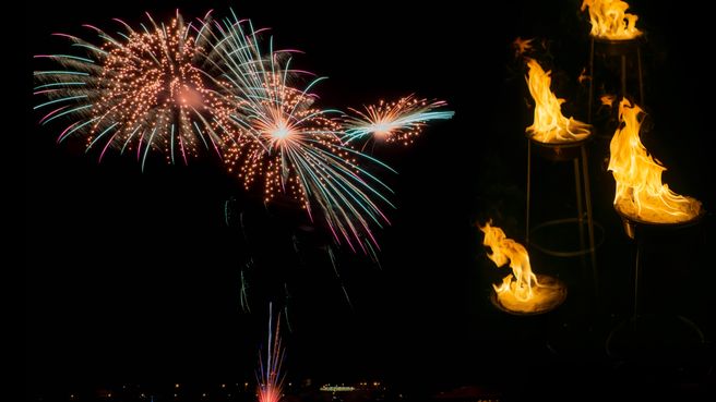 Maßgeschneiderte Feuershow von Modern Juggling nach Kundenwunsch